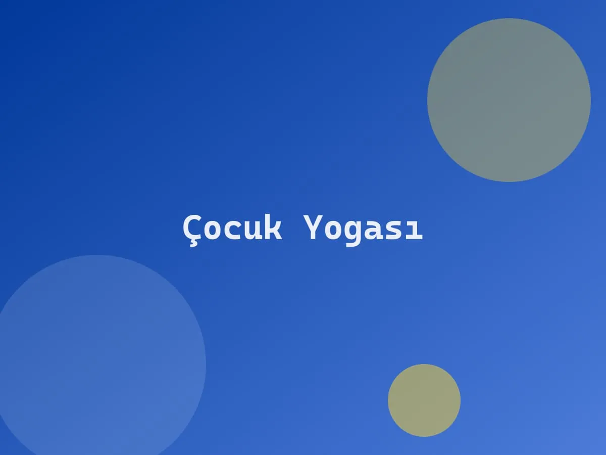Minderde yoga pozu yapan çocuklar