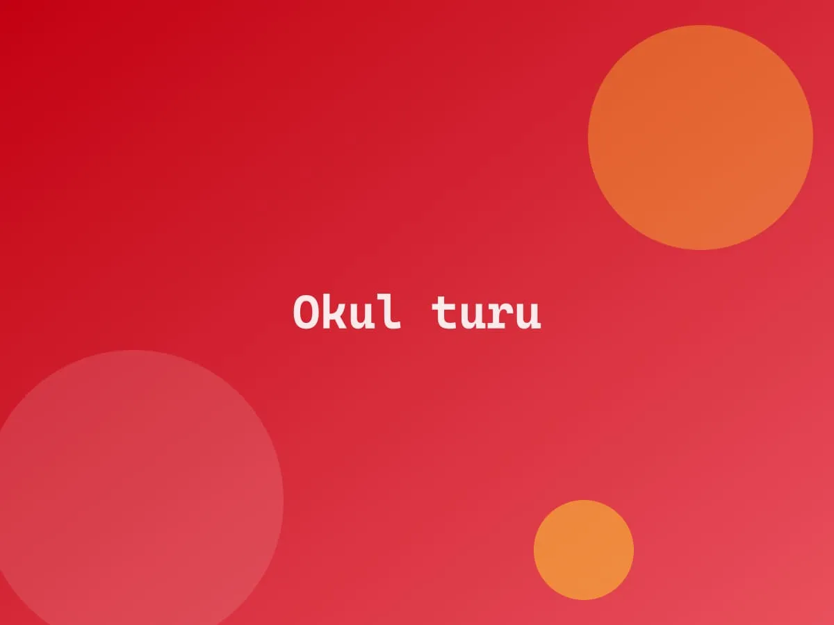 Okul turunda bahçeyi gezen veli ve öğretmen