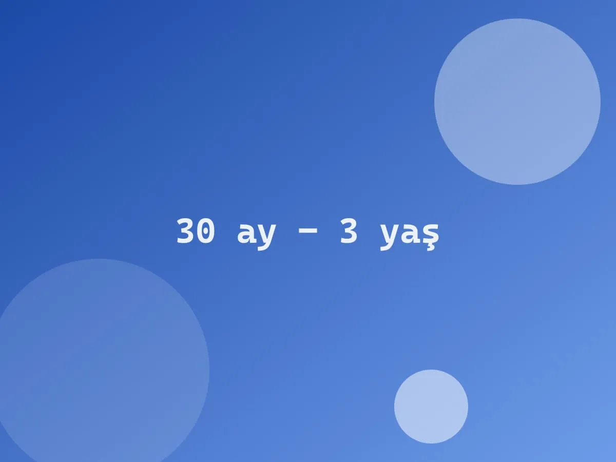 30 ay – 3 yaş sınıfında öğretmeniyle oyun oynayan çocuklar