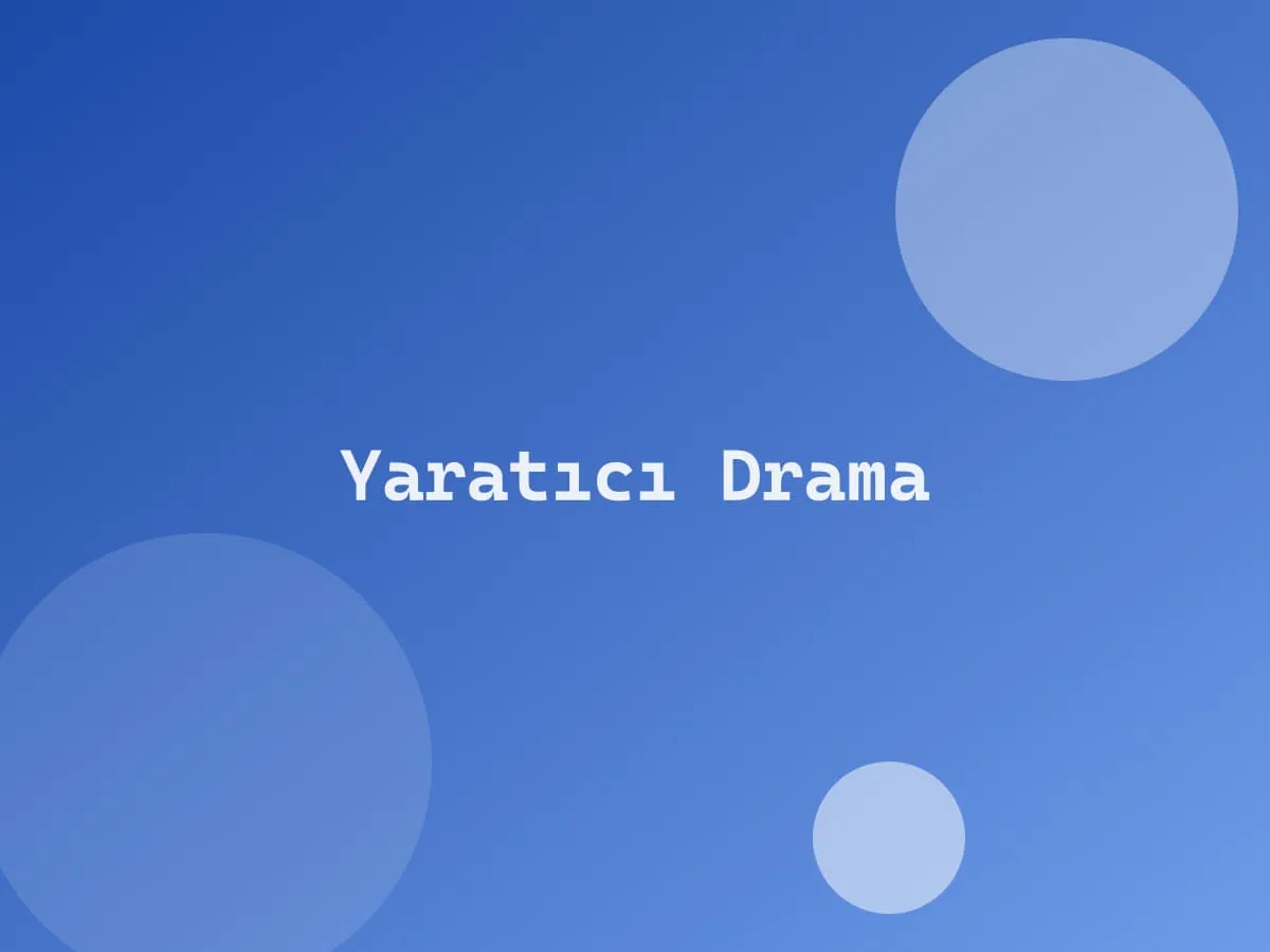 Drama etkinliğinde rol yapan çocuklar